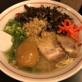 長浜ラーメン - 実際訪問したユーザーが直接撮影して投稿した銀座ラーメン専門店長浜屋台 やまちゃん 東京 銀座店の写真のメニュー情報