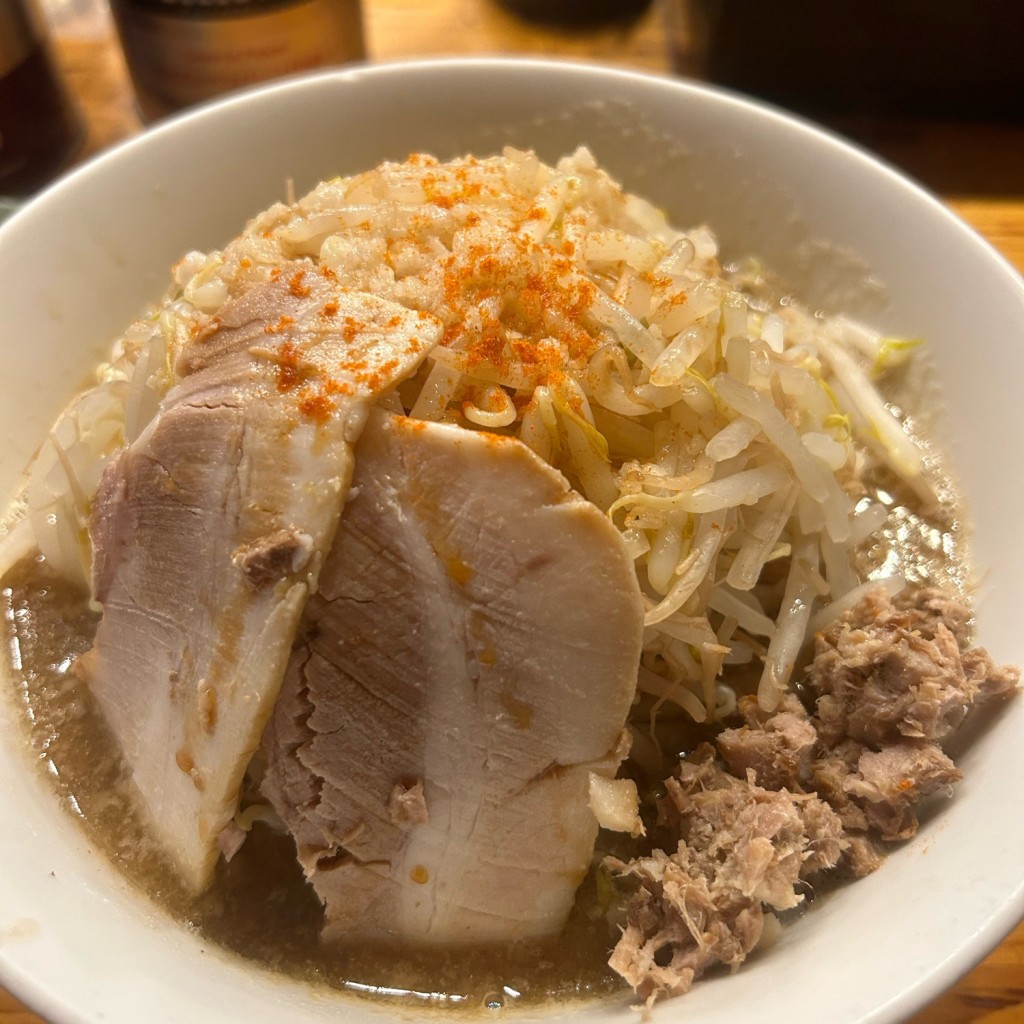 ユーザーが投稿した豚骨ラーメンの写真 - 実際訪問したユーザーが直接撮影して投稿した野路ラーメン / つけ麺幻の中華そば加藤屋 にぼ次朗の写真