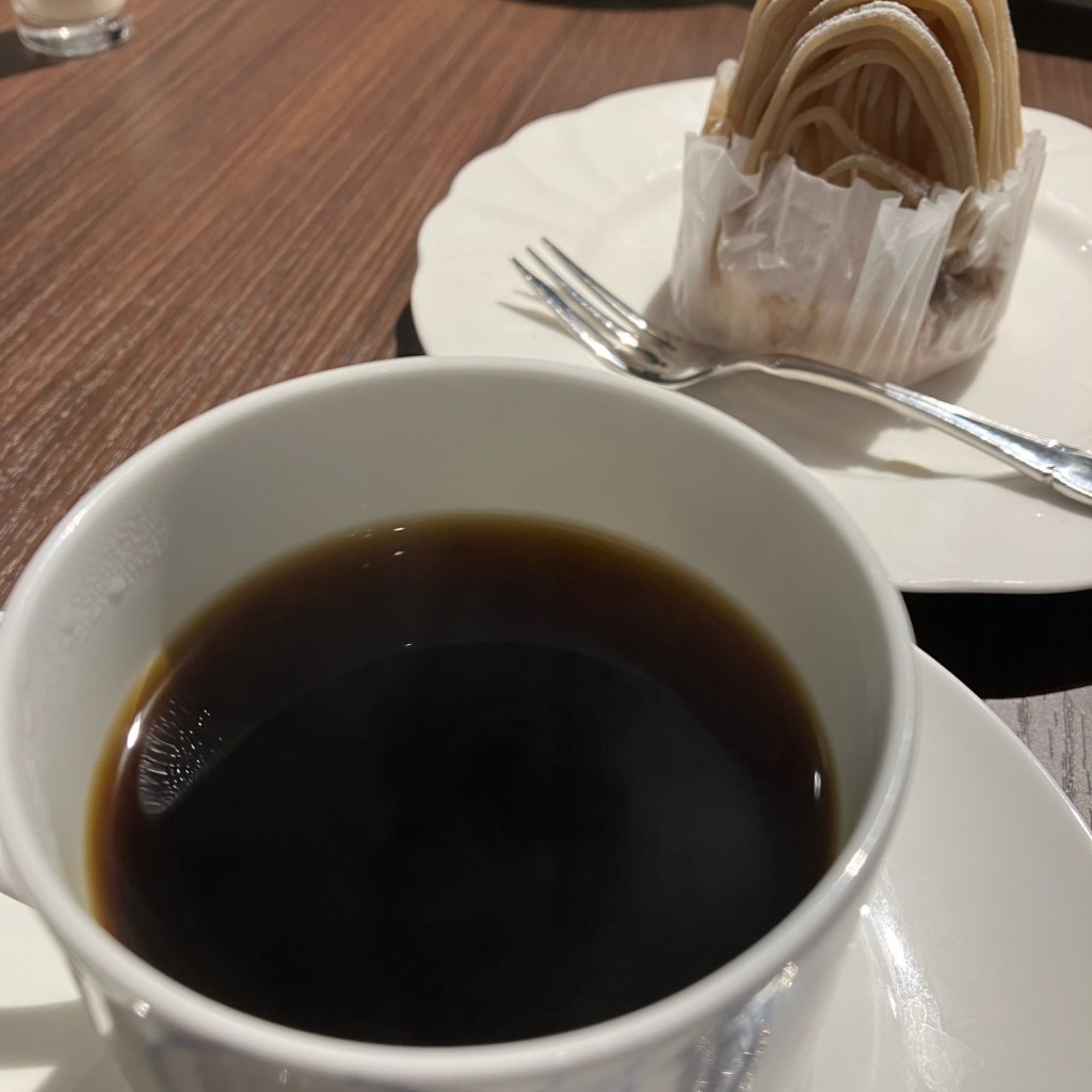 ユーザーが投稿したモンブランコーヒーの写真 - 実際訪問したユーザーが直接撮影して投稿した永山コーヒー専門店カフェ コロラド 小田急マルシェ永山店の写真
