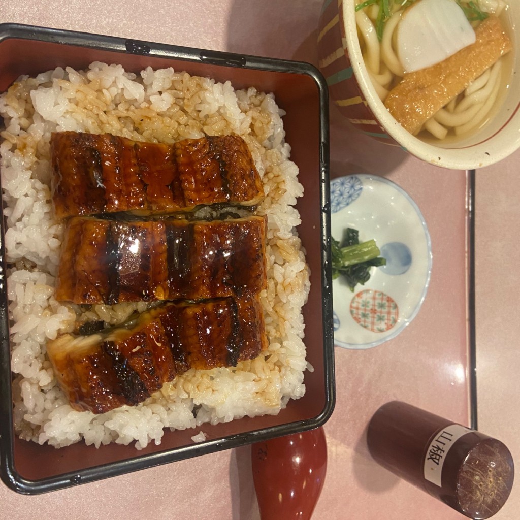 ユーザーが投稿したうな重セット(上)の写真 - 実際訪問したユーザーが直接撮影して投稿した田井島和食 / 日本料理和食味処かかしの写真