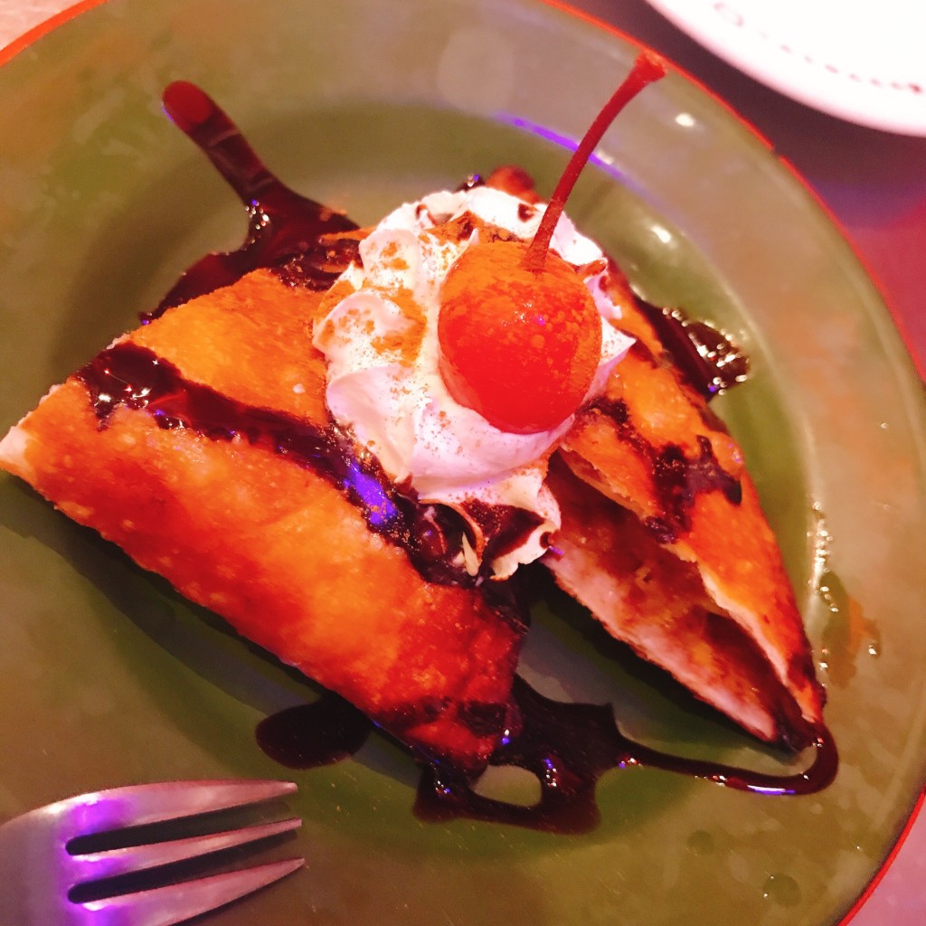 ユーザーが投稿した揚げバナナパイの写真 - 実際訪問したユーザーが直接撮影して投稿した福島メキシコ料理墨国回転鶏料理福島店の写真
