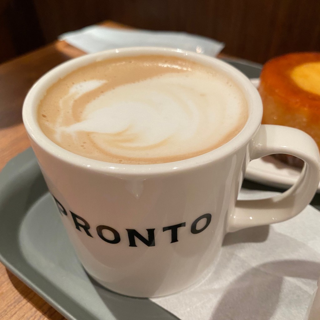 ユーザーが投稿したミルクコーヒーの写真 - 実際訪問したユーザーが直接撮影して投稿した有楽町カフェプロント 有楽町店の写真