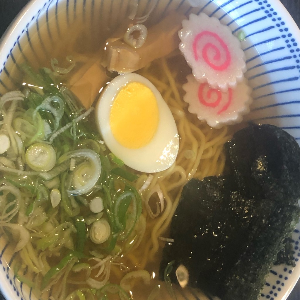 ユーザーが投稿した和風ラーメンの写真 - 実際訪問したユーザーが直接撮影して投稿した柏原町定食屋お食事処 白川の写真