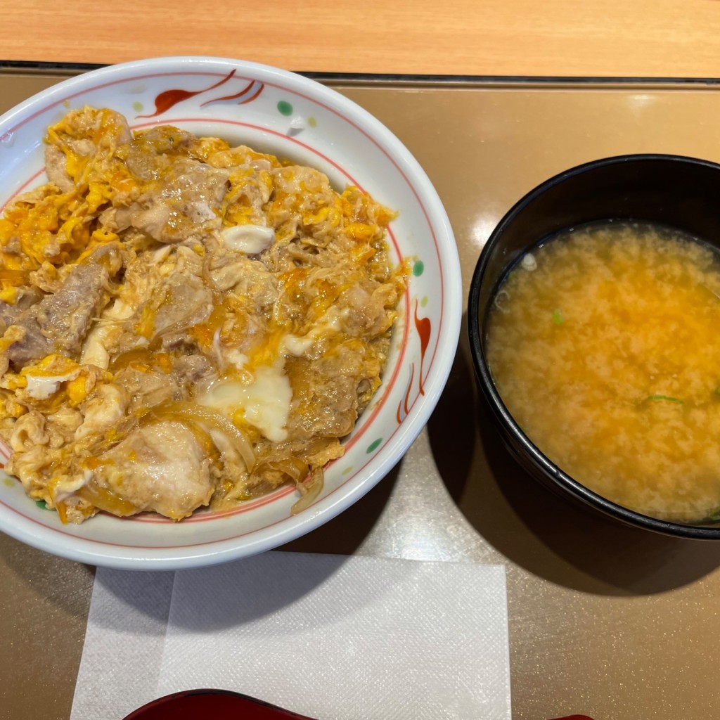 ユーザーが投稿した地鶏親子丼の写真 - 実際訪問したユーザーが直接撮影して投稿した長楽寺定食屋やよい軒 長楽寺店の写真