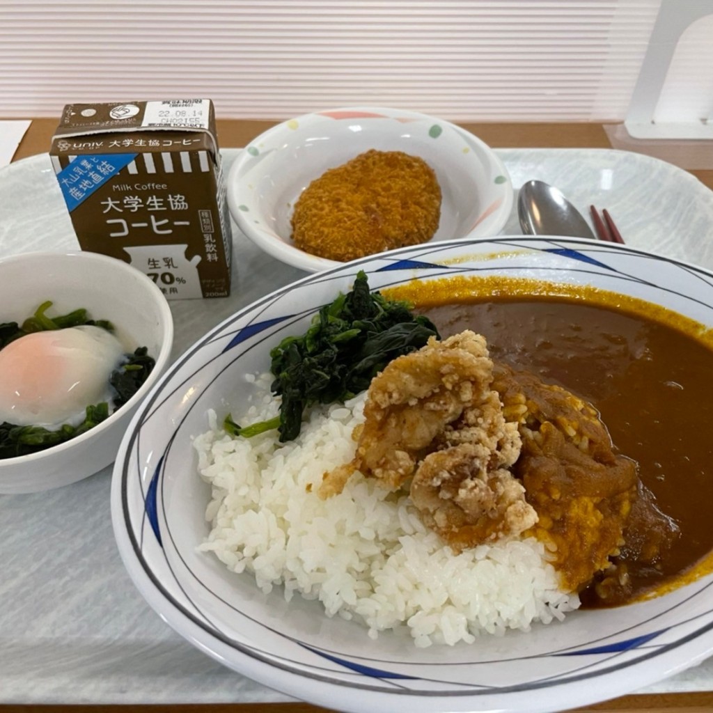 ユーザーが投稿した南インドカレーLunchの写真 - 実際訪問したユーザーが直接撮影して投稿した楠町定食屋神戸大学生協 医学部医学科 食堂の写真