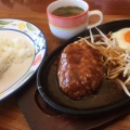 Aランチ ハンバーグ - 実際訪問したユーザーが直接撮影して投稿した三橋パスタオレンジファームの写真のメニュー情報