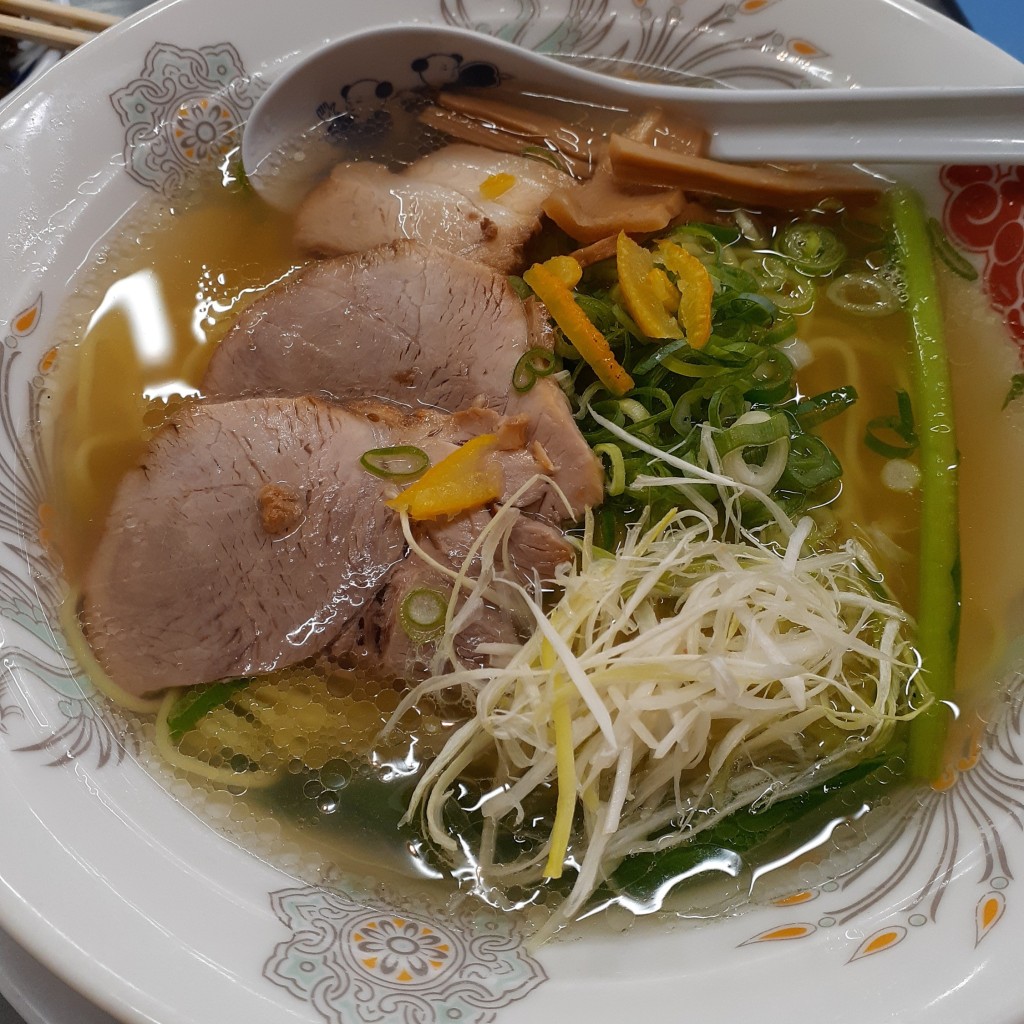 ユーザーが投稿した白醤油ラーメンの写真 - 実際訪問したユーザーが直接撮影して投稿した喜連西ラーメン / つけ麺大阪ふくちぁんラーメン 平野店の写真