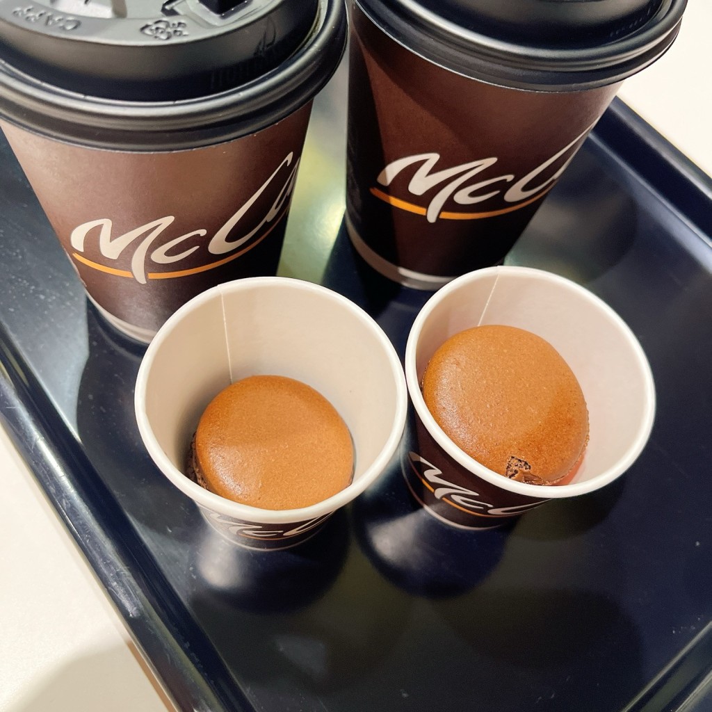 ユーザーが投稿したMcカプチーノの写真 - 実際訪問したユーザーが直接撮影して投稿した恵比寿ファーストフードマクドナルド 恵比寿駅前店の写真