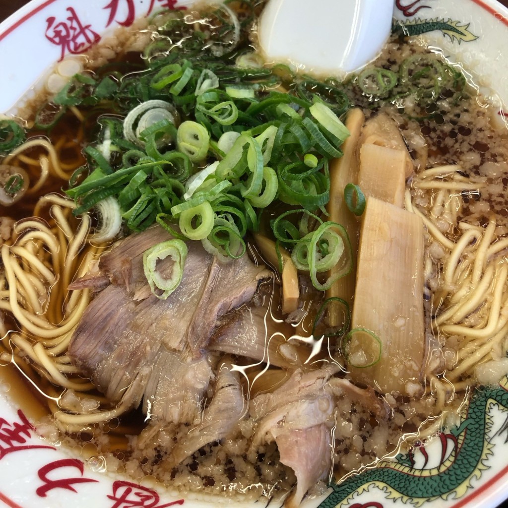 ユーザーが投稿した醤油ラーメンの写真 - 実際訪問したユーザーが直接撮影して投稿した春日町ラーメン専門店ラーメン魁力屋 高槻店の写真