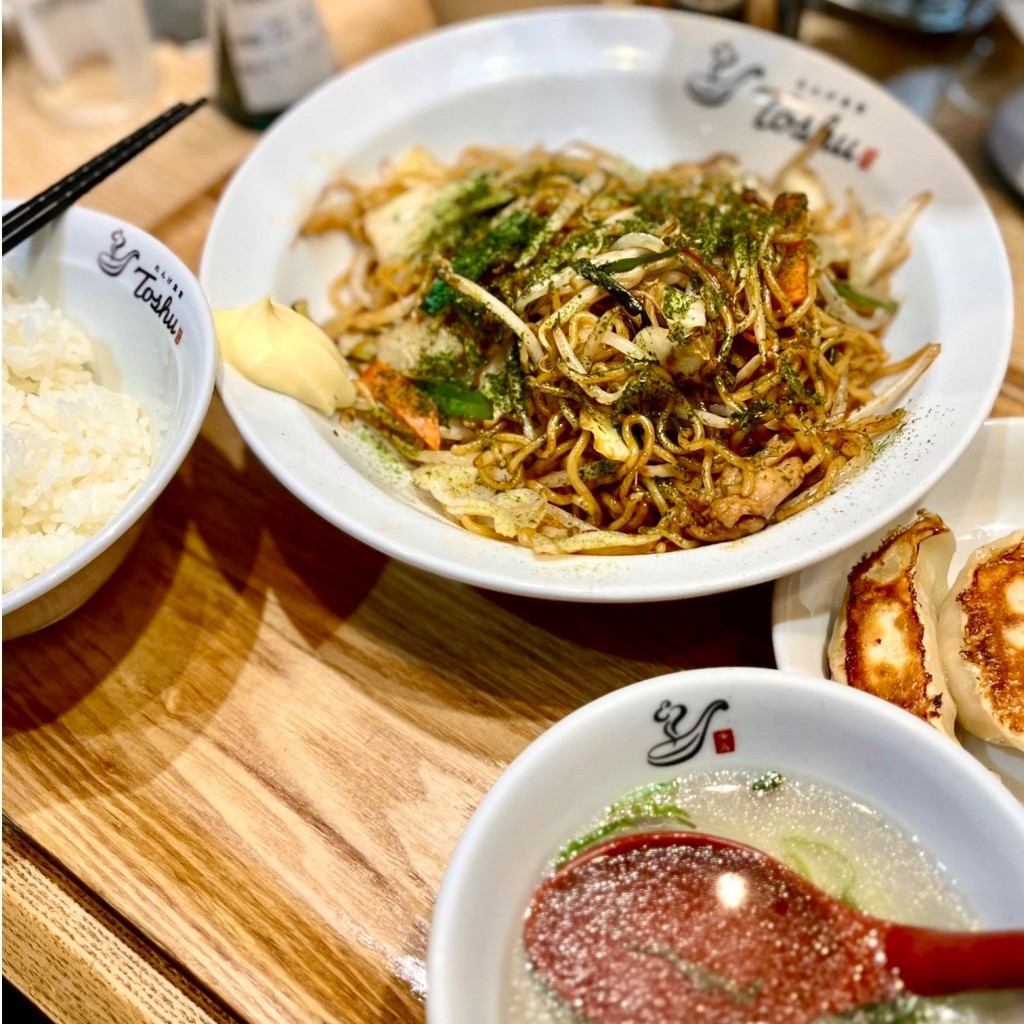 ユーザーが投稿したソース焼きそばの写真 - 実際訪問したユーザーが直接撮影して投稿した永山中華料理れんげ食堂 Toshu 京王永山店の写真