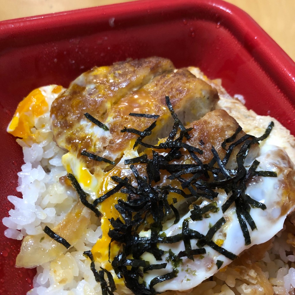 ユーザーが投稿した弁当ロース丼味噌丼の写真 - 実際訪問したユーザーが直接撮影して投稿した田原とんかつ松のや 那覇小禄店の写真