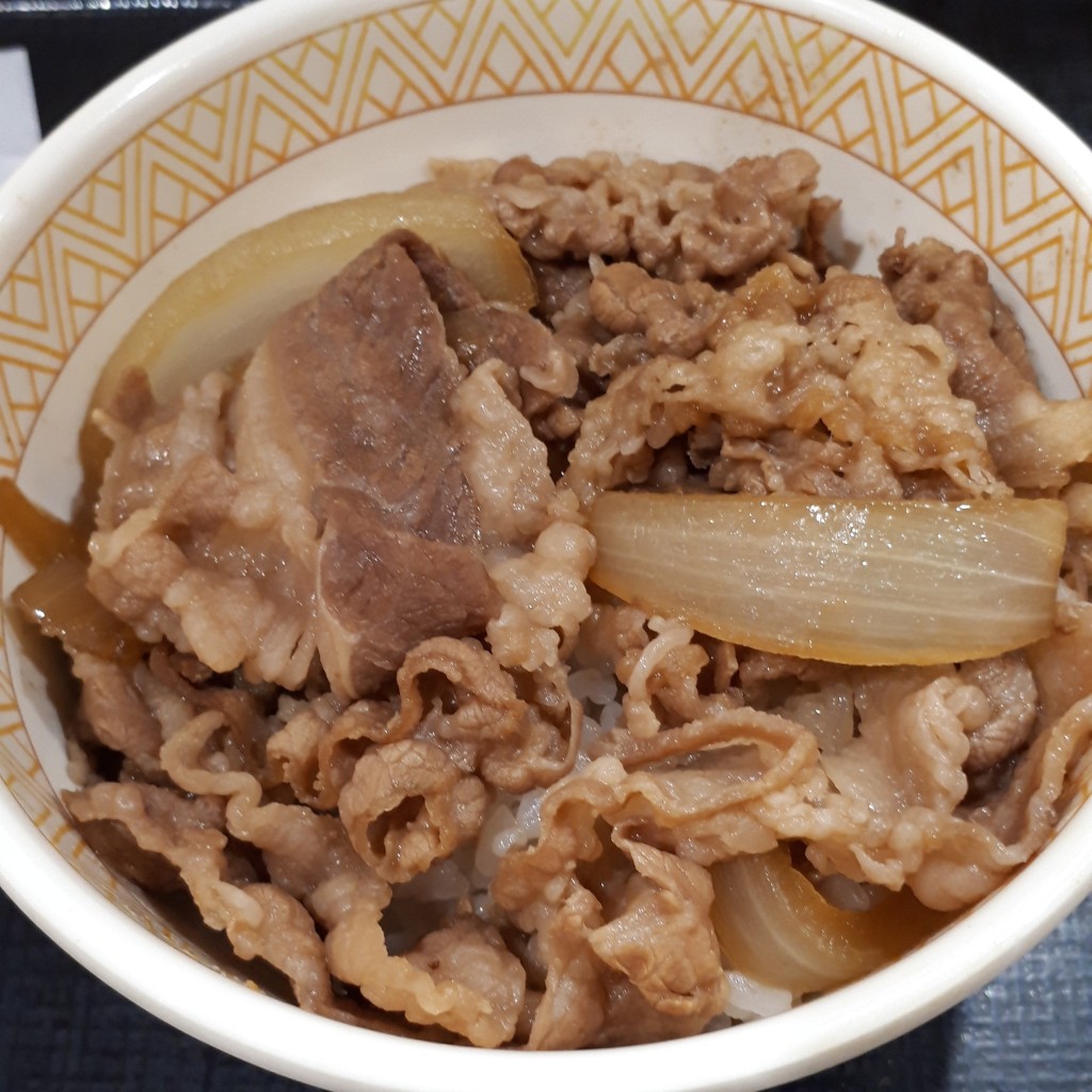 ユーザーが投稿した牛丼ミニの写真 - 実際訪問したユーザーが直接撮影して投稿した国領町牛丼すき家 イトーヨーカドー国領店の写真