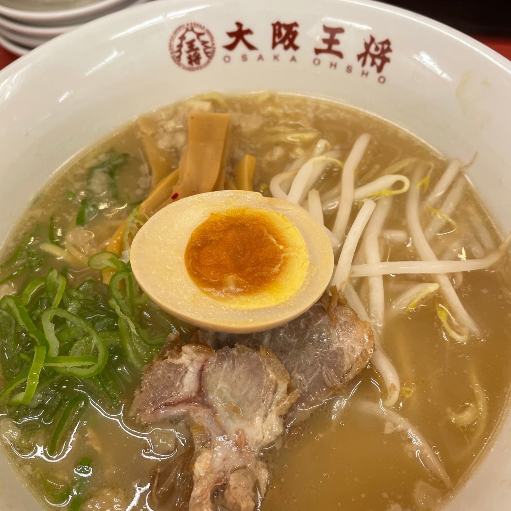 ユーザーが投稿した池下ラーメン半炒飯Sの写真 - 実際訪問したユーザーが直接撮影して投稿した春岡餃子大阪王将 池下店の写真