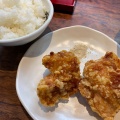 国産チキン唐揚げ - 実際訪問したユーザーが直接撮影して投稿した算所おにぎり天馬屋 鈴鹿ハンター店の写真のメニュー情報