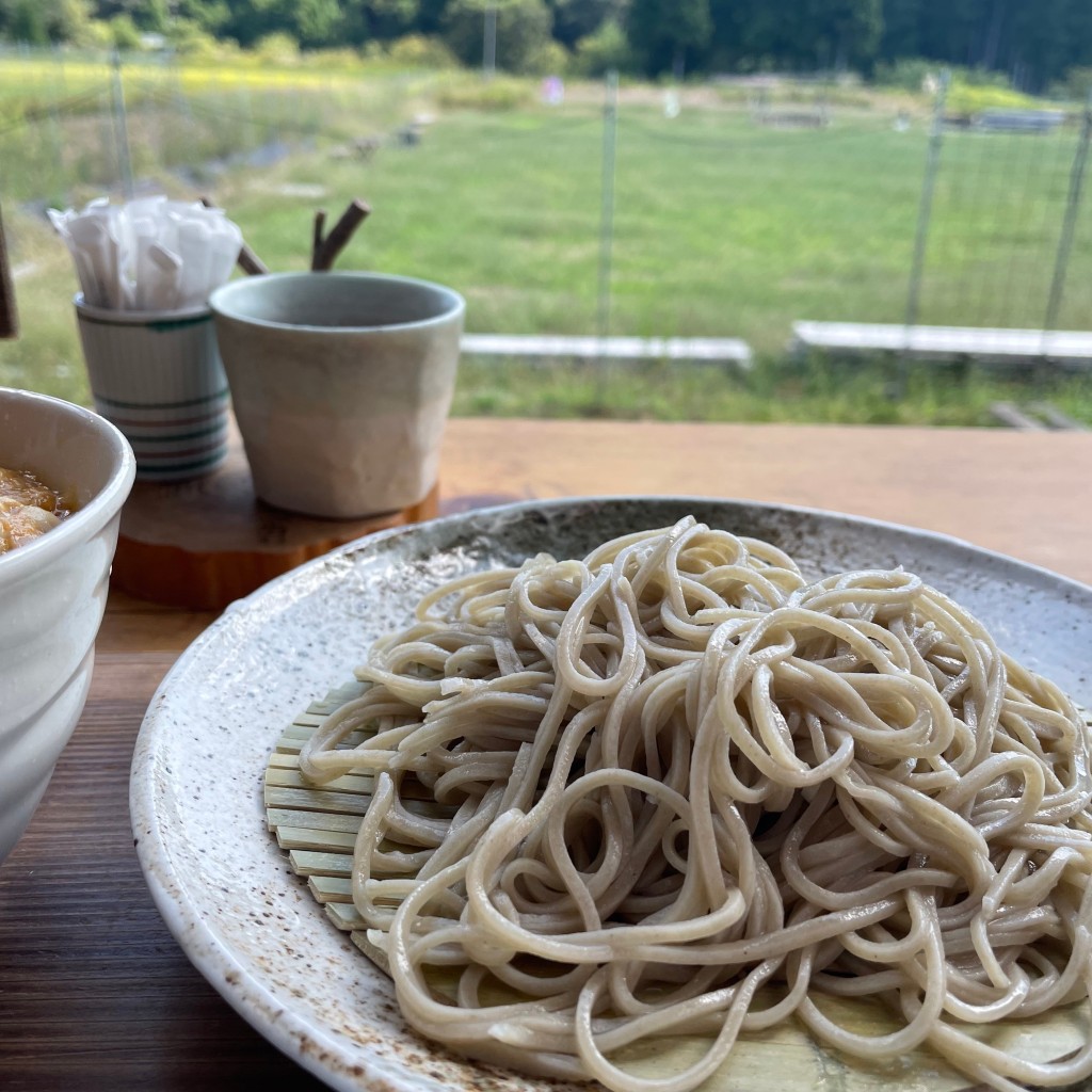 ユーザーが投稿した小丼とざる蕎麦十割そばの写真 - 実際訪問したユーザーが直接撮影して投稿した京北下中町そば京蕪庵の写真