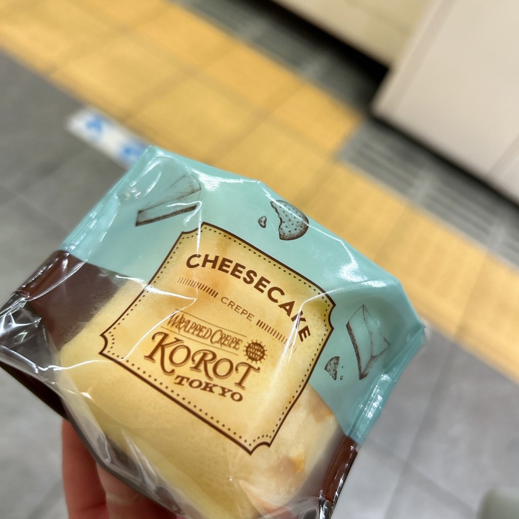 ユーザーが投稿したレアチーズの写真 - 実際訪問したユーザーが直接撮影して投稿した北沢スイーツラップドクレープ コロット 小田急下北沢店の写真