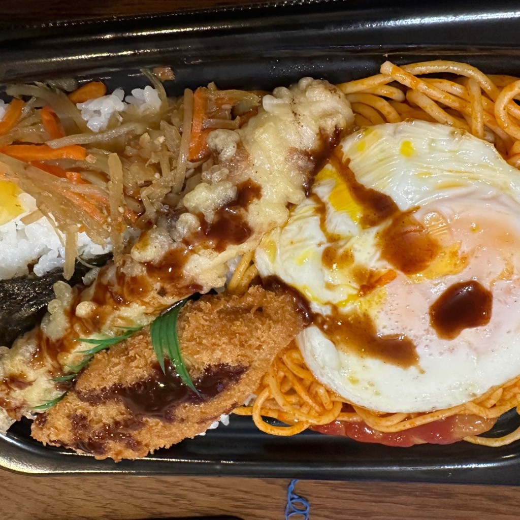 ユーザーが投稿したBIGのり弁当(ナポリタン)の写真 - 実際訪問したユーザーが直接撮影して投稿したお弁当ほっともっと 川崎野川店の写真