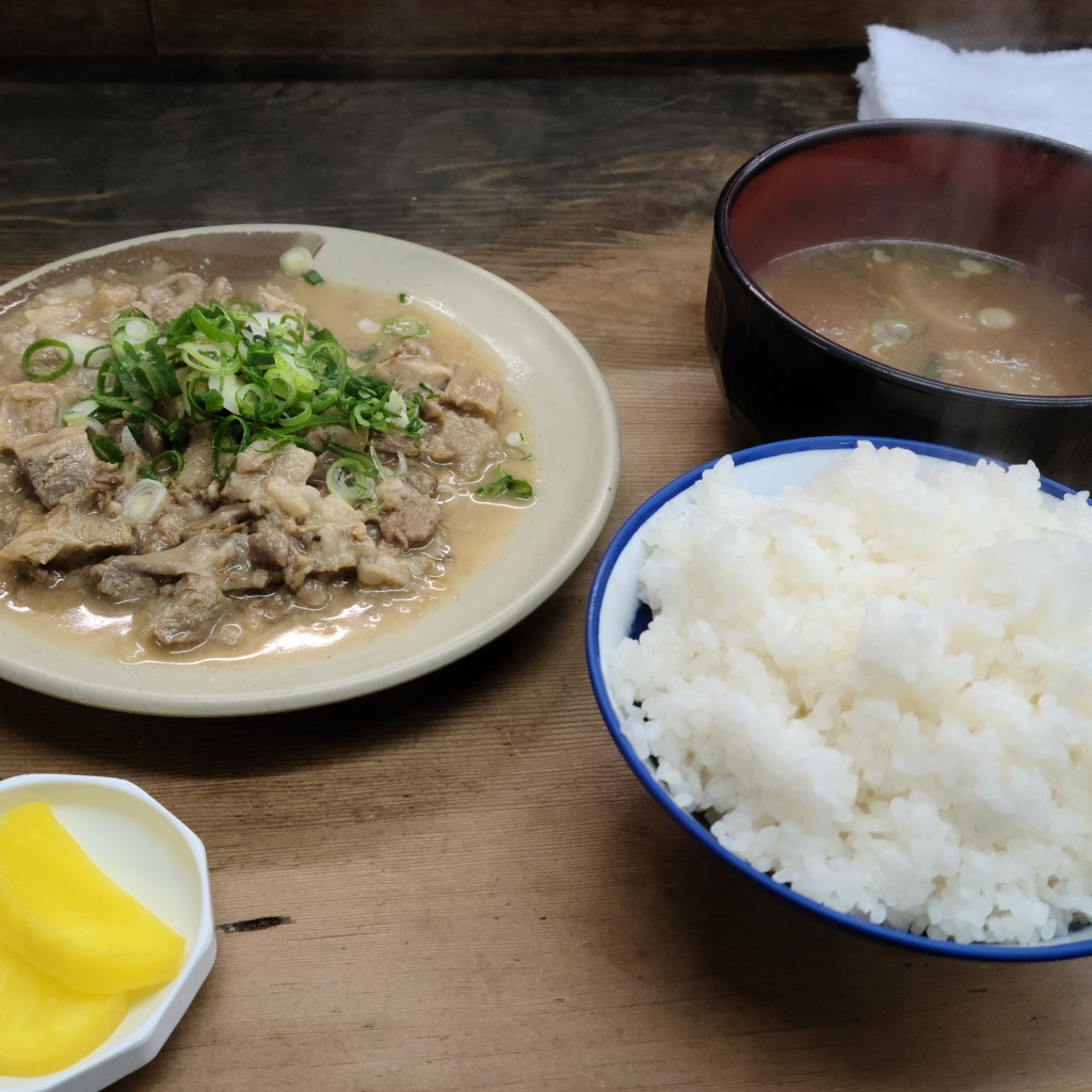 くまくまくまーさんが投稿した上之庄定食屋のお店味のお福/アジノオフクの写真