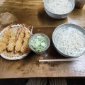 天ぷら釜あげうどん - 実際訪問したユーザーが直接撮影して投稿した新桜町うどん鶴喜の写真のメニュー情報