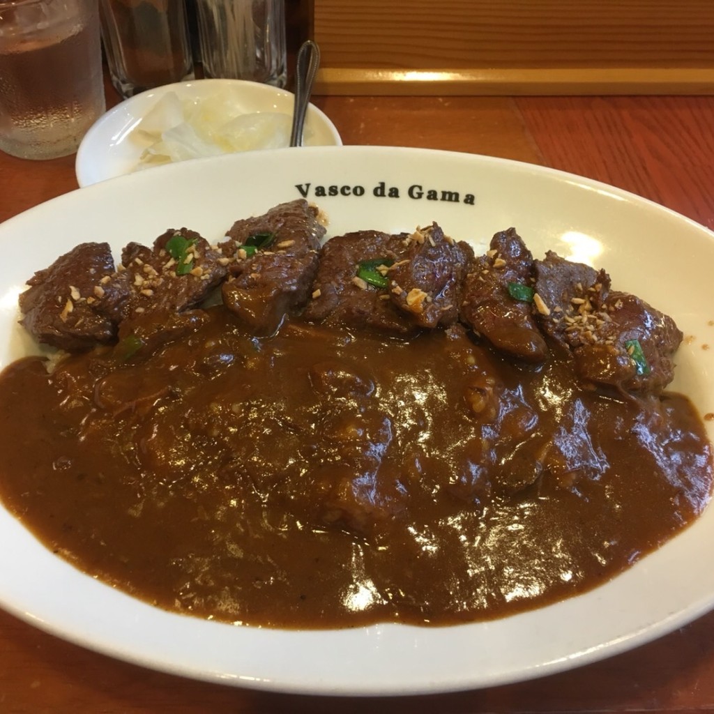 ユーザーが投稿したスタミナ焼肉カレーの写真 - 実際訪問したユーザーが直接撮影して投稿した芥川町カレーヴァスコ・ダ・ガマ 本店の写真