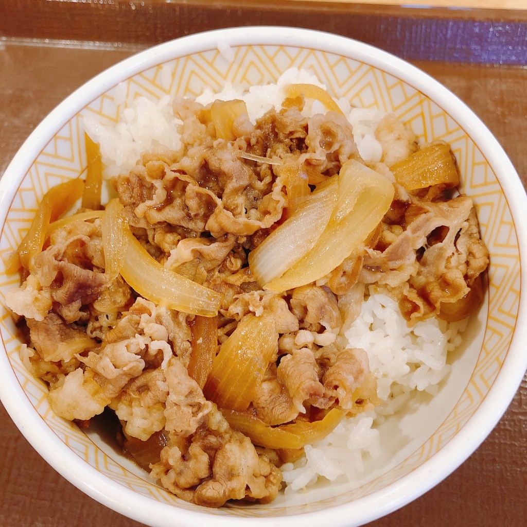 ユーザーが投稿した牛丼大盛の写真 - 実際訪問したユーザーが直接撮影して投稿した白鳥牛丼すき家 11号東かがわ店の写真