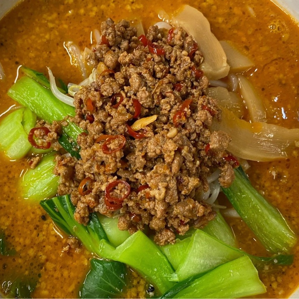 ユーザーが投稿した四川風担担麺の写真 - 実際訪問したユーザーが直接撮影して投稿した南出来島中華料理中華料理 天海の写真