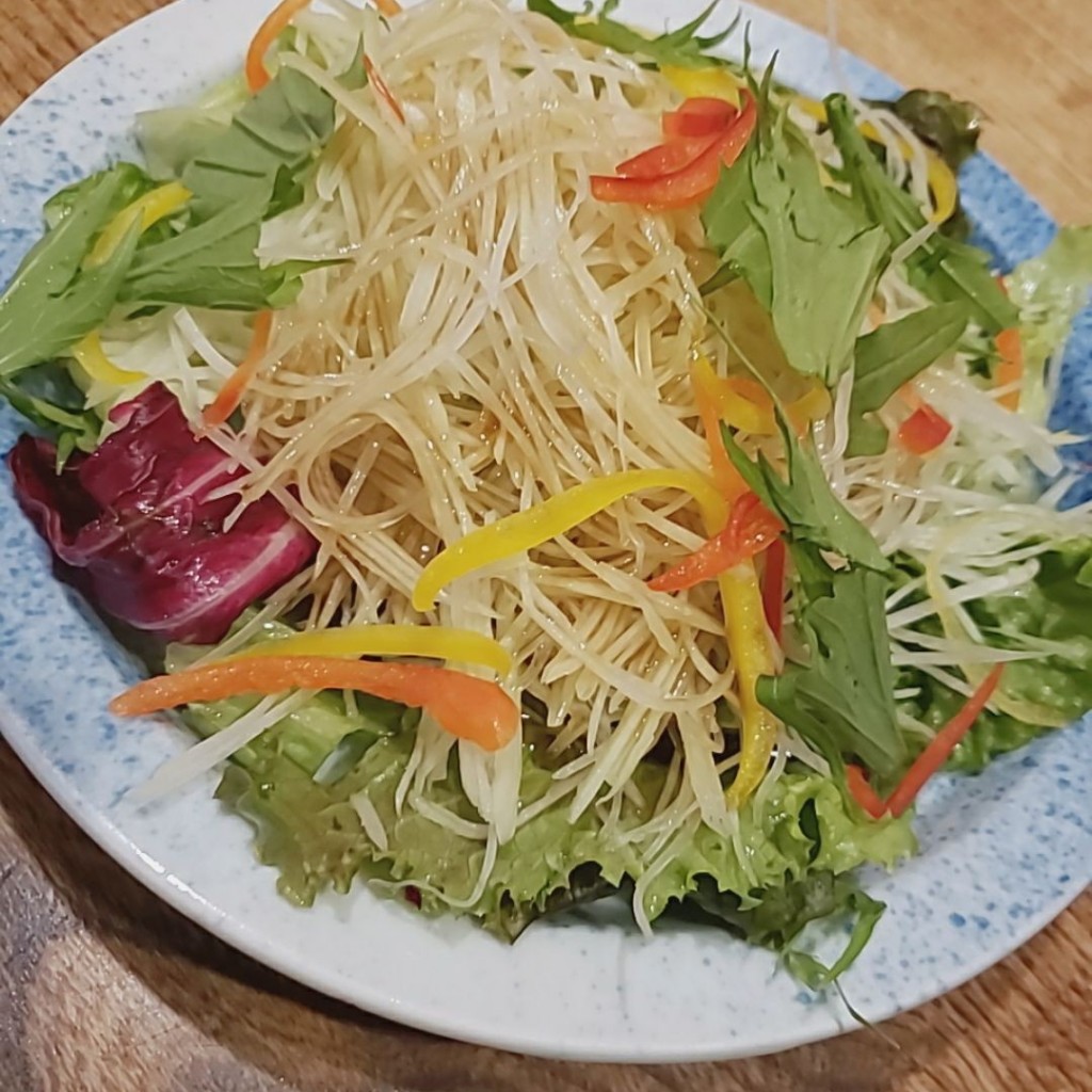 ユーザーが投稿した青パパイヤしりしりサラダの写真 - 実際訪問したユーザーが直接撮影して投稿した押上沖縄料理沖縄地料理 波照間 東京ソラマチ店の写真