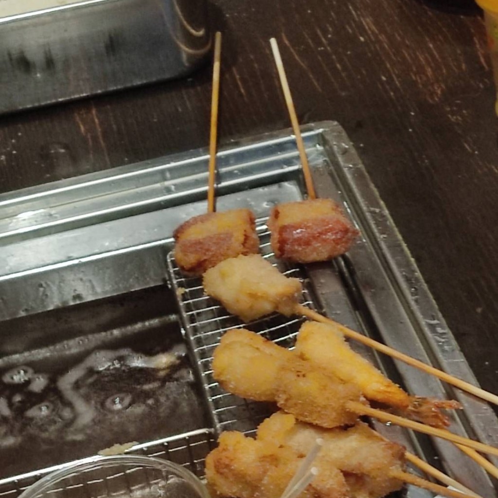 ユーザーが投稿した90分食べ放題の写真 - 実際訪問したユーザーが直接撮影して投稿した神辺町居酒屋串揚げダイニング あげあげの写真
