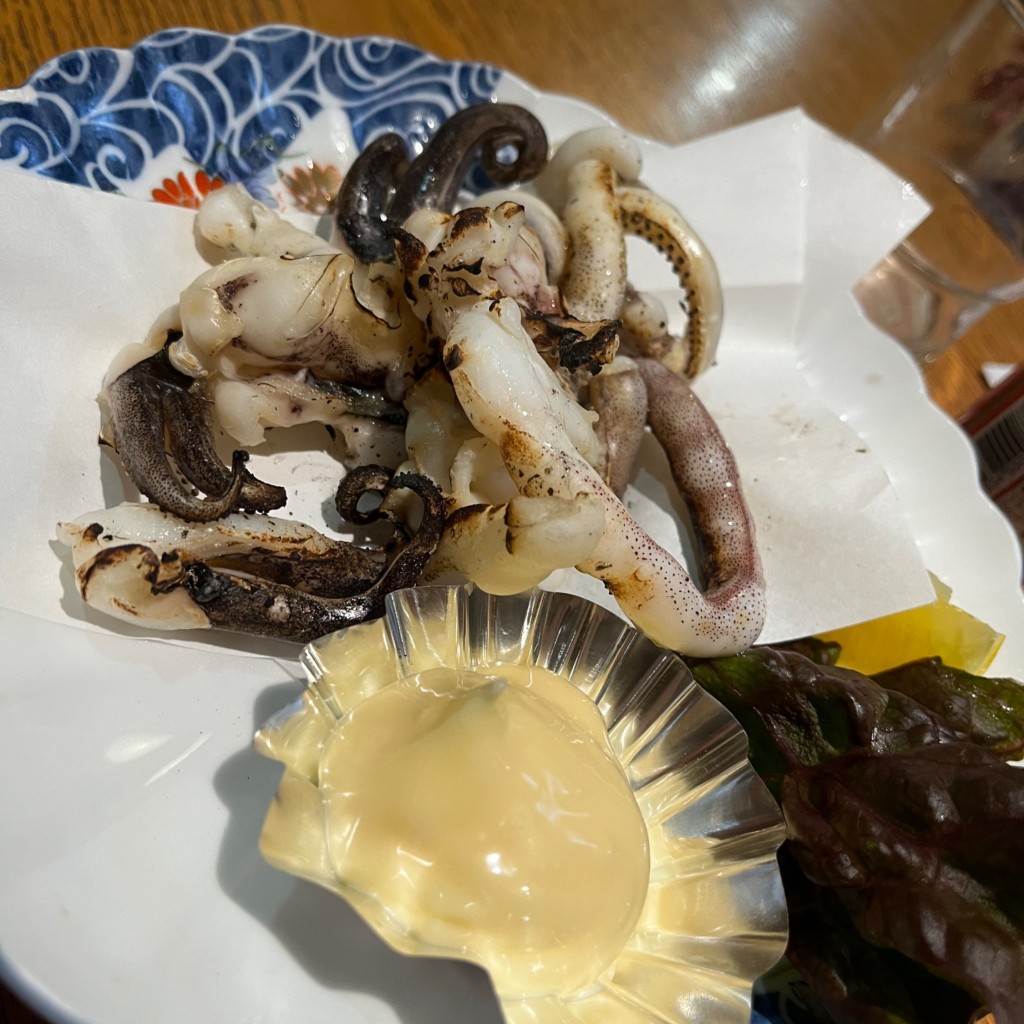 ユーザーが投稿したカレイの刺身定食とゲソの写真 - 実際訪問したユーザーが直接撮影して投稿した瀬戸町明神魚介 / 海鮮料理魚大将の写真