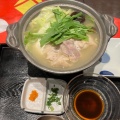 水炊き - 実際訪問したユーザーが直接撮影して投稿した博多駅中央街水炊き鶏匠 松元の写真のメニュー情報