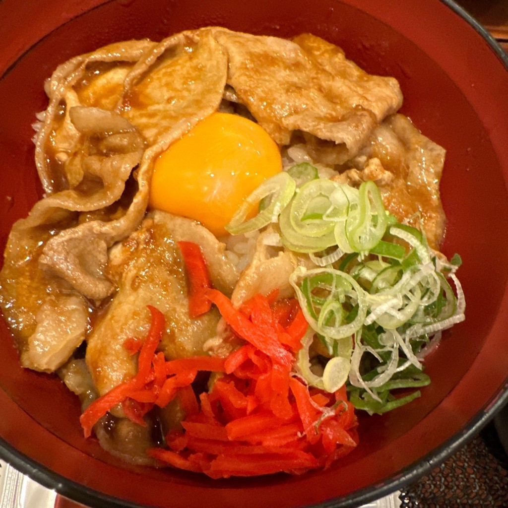 ユーザーが投稿したやみつき豚ロース丼の写真 - 実際訪問したユーザーが直接撮影して投稿した富士見町カフェシーズカフェ ビヨンドの写真