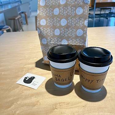 実際訪問したユーザーが直接撮影して投稿した楯岡荒町ベーグル山ベーグル&Coffee stand LinkMURAYAMA店の写真