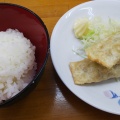 ラーメン揚げ餃子セット - 実際訪問したユーザーが直接撮影して投稿した海田西町ラーメン専門店ラーメンいのよしの写真のメニュー情報