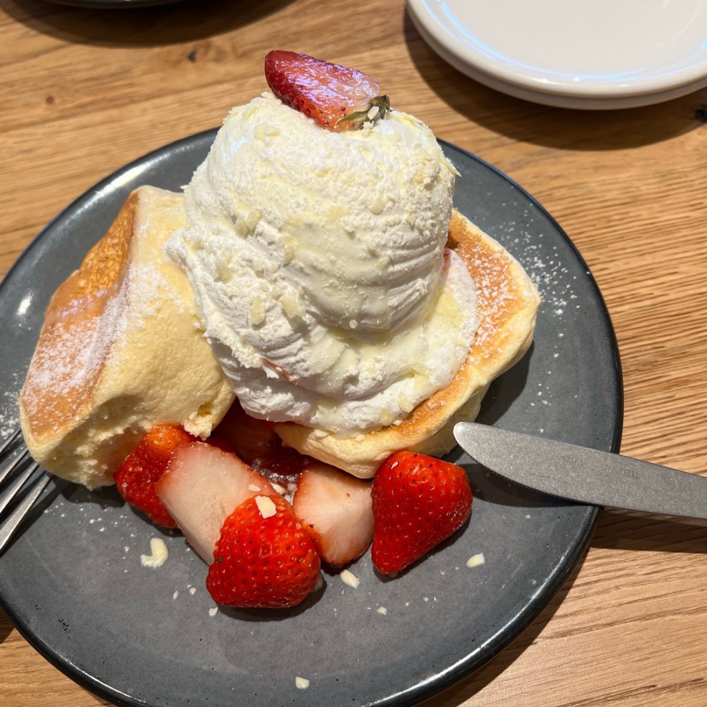 ユーザーが投稿したパンケーキの写真 - 実際訪問したユーザーが直接撮影して投稿した二口町ベーカリーEspresso D Works 富山二口店の写真