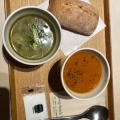 オマール海老のビスク - 実際訪問したユーザーが直接撮影して投稿した道玄坂洋食スープストックトーキョー 渋谷マークシティ店の写真のメニュー情報