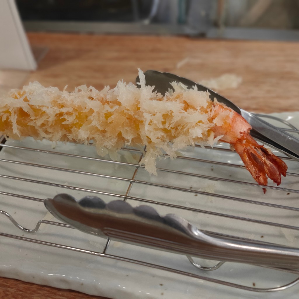 ユーザーが投稿した揚げたてフライ定食の写真 - 実際訪問したユーザーが直接撮影して投稿した中村北定食屋白いメンチカツ とんべいの写真