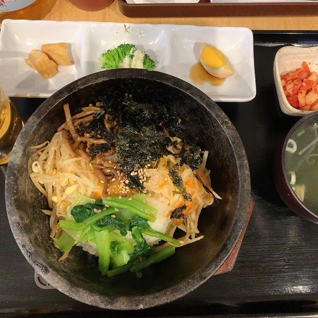 ユーザーが投稿した石焼ビビンパの写真 - 実際訪問したユーザーが直接撮影して投稿した東麻布韓国料理和韓の写真