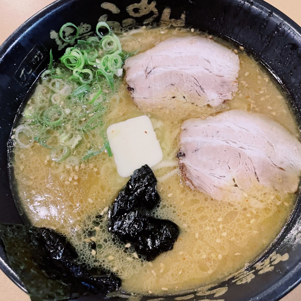 ユーザーが投稿したトンコツ味噌ラーメンの写真 - 実際訪問したユーザーが直接撮影して投稿した江南町ラーメン専門店山小屋 一康流ラーメン 江南店の写真