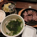 牛タン定食 - 実際訪問したユーザーが直接撮影して投稿した東仲町丼ものうらいちの写真のメニュー情報