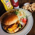 Cafe Q Burger - 実際訪問したユーザーが直接撮影して投稿した城東バーCafe Qの写真のメニュー情報