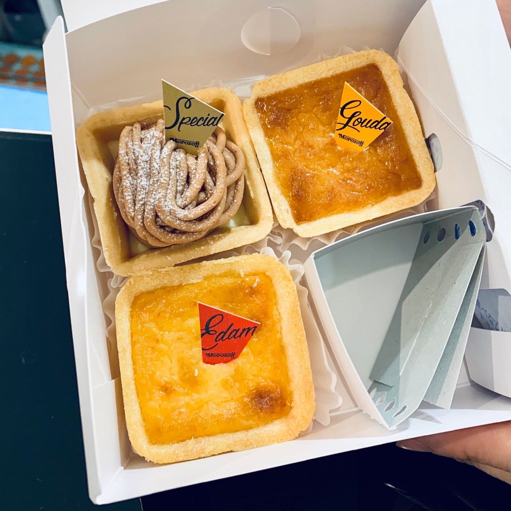 ユーザーが投稿したモンブランレアチーズケーキ ミニの写真 - 実際訪問したユーザーが直接撮影して投稿した小島町スイーツモロゾフ パルコ調布店の写真