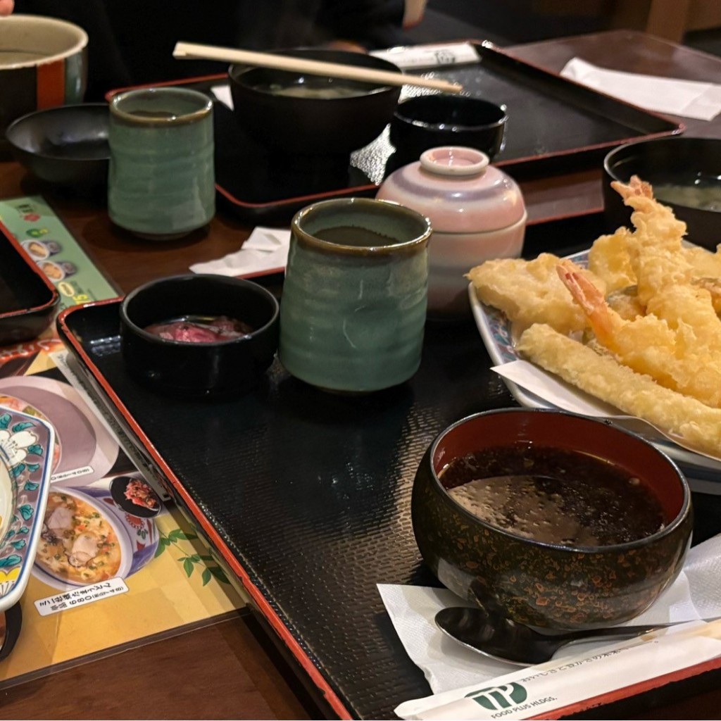 ユーザーが投稿した天ぷら定食の写真 - 実際訪問したユーザーが直接撮影して投稿した浜田郷ファミリーレストランレストラン庄屋 イオン時津店の写真