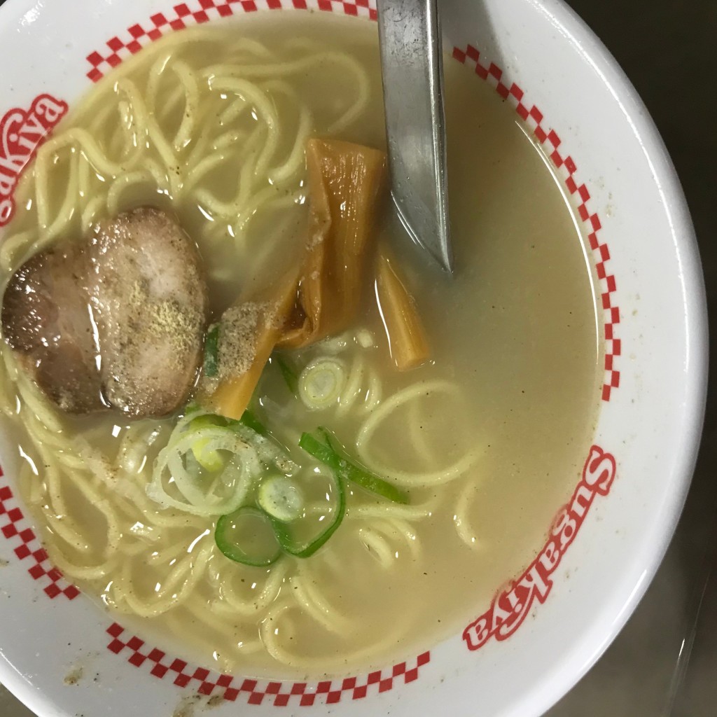 ユーザーが投稿したミニラーメンの写真 - 実際訪問したユーザーが直接撮影して投稿した東境町ラーメン専門店スガキヤ 刈谷イオンタウン店の写真