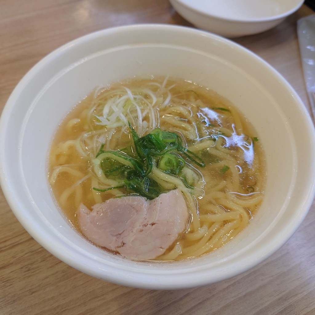 ユーザーが投稿した鯛スープの塩ラーメンの写真 - 実際訪問したユーザーが直接撮影して投稿した市ノ坪回転寿司かっぱ寿司 川崎市ノ坪店の写真
