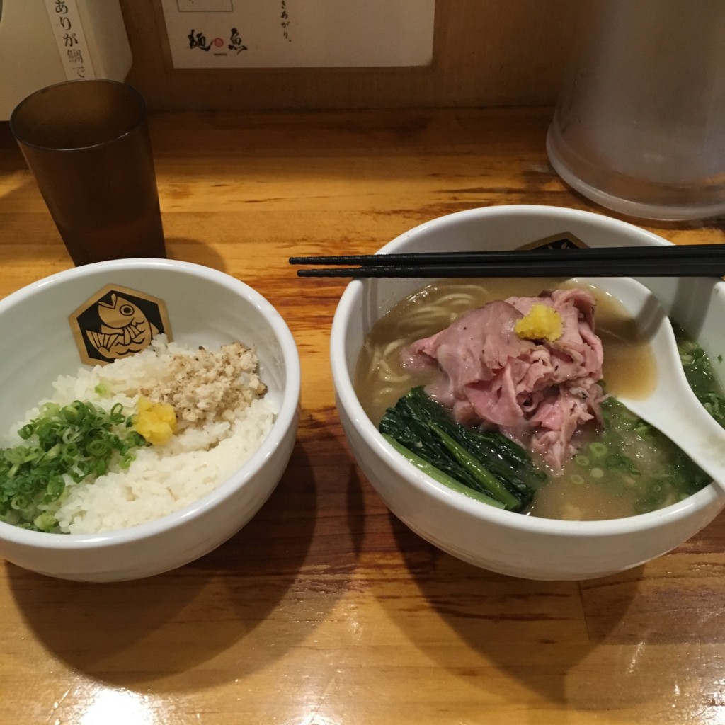 ユーザーが投稿したラーメンの写真 - 実際訪問したユーザーが直接撮影して投稿した江東橋ラーメン / つけ麺真鯛らーめん 麺魚 本店の写真