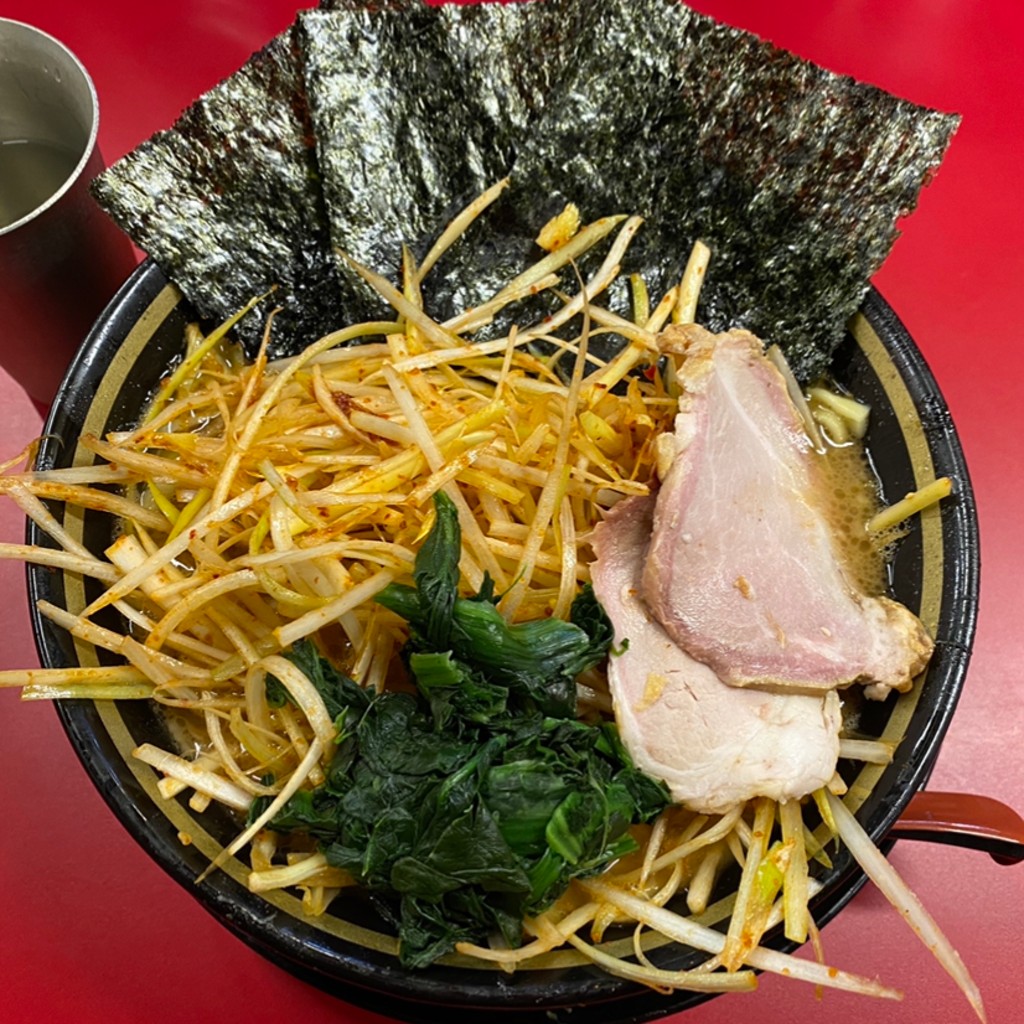 ユーザーが投稿したネギ辛味噌ラーメンの写真 - 実際訪問したユーザーが直接撮影して投稿した明原ラーメン専門店豚骨醤油ラーメン 王道家 柏店の写真