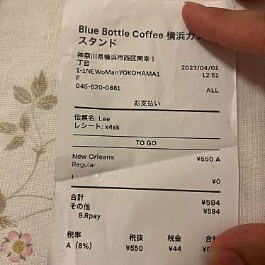 ブルーボトルコーヒー NEWoMan YOKOHAMA カフェスタンド店のundefinedに実際訪問訪問したユーザーunknownさんが新しく投稿した新着口コミの写真