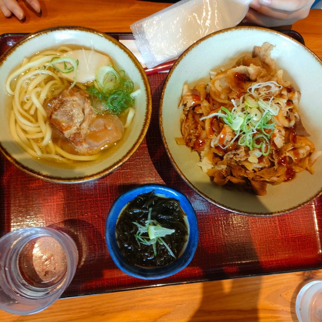 ユーザーが投稿したあぐー丼セットの写真 - 実際訪問したユーザーが直接撮影して投稿した押上沖縄料理沖縄地料理 波照間 東京ソラマチ店の写真