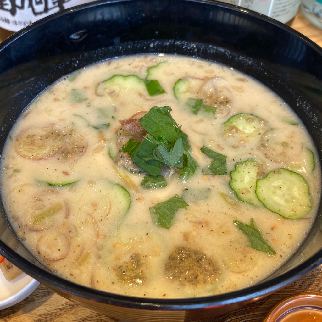 ユーザーが投稿した冷汁定食の写真 - 実際訪問したユーザーが直接撮影して投稿した代々木郷土料理宮崎風土 くわんねの写真