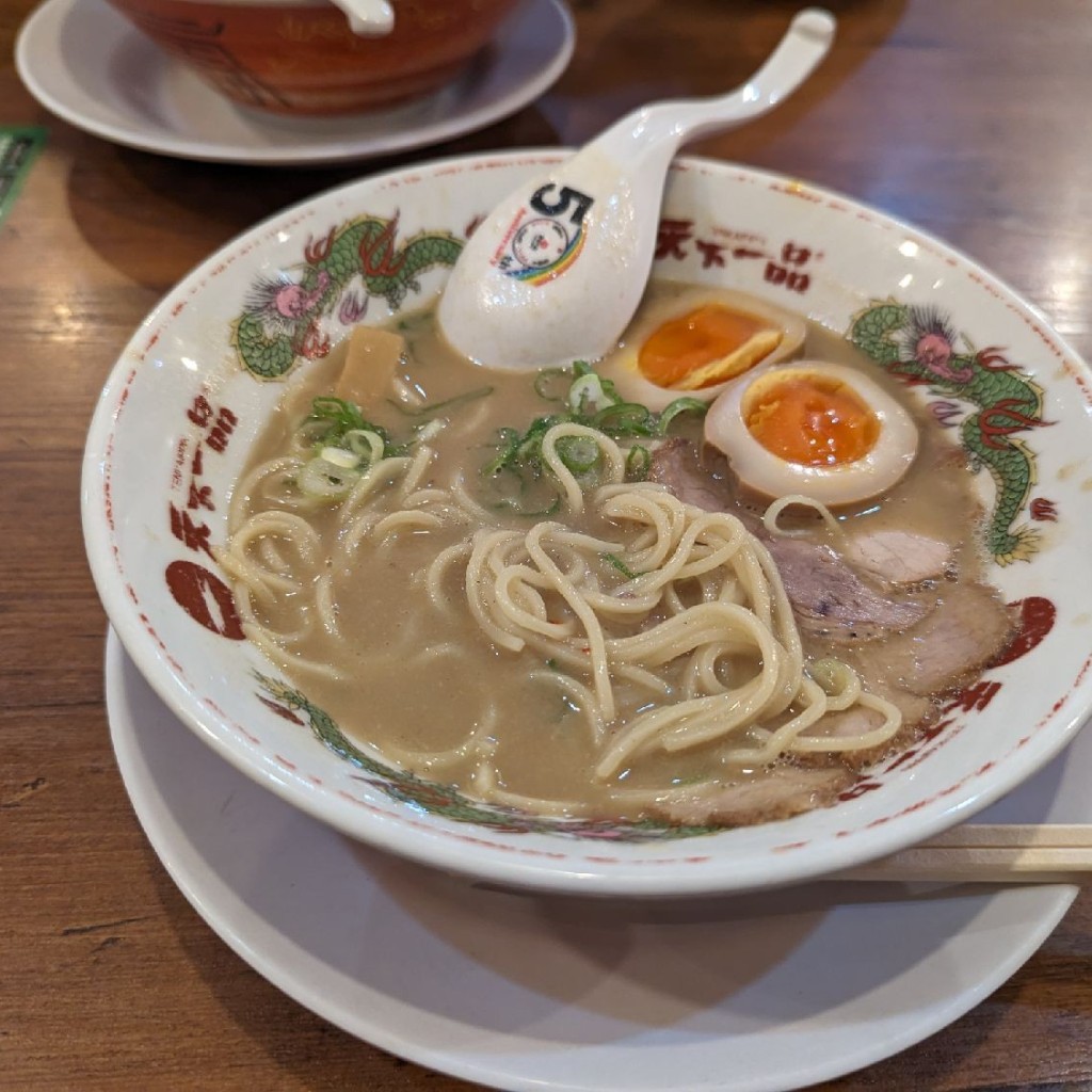 ユーザーが投稿した定番ラーメンの写真 - 実際訪問したユーザーが直接撮影して投稿した鷹殿町ラーメン専門店天下一品 瓢箪山店の写真